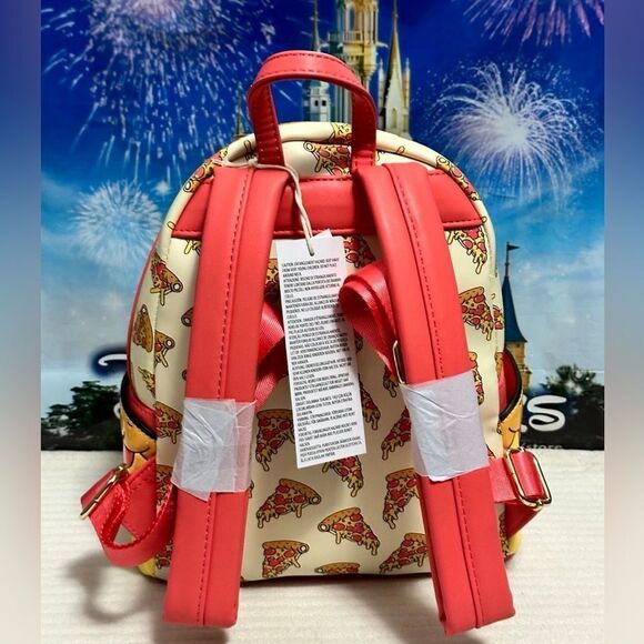 Mickey Pizza Loungefly Backpack - Picture 7 of 8